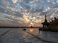 Uppatasanti Pagoda at sunset
