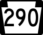 Pennsylvania Route 290 marker