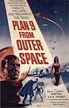 A poster of the cult-film "Plan 9 From Outer Space", which is generally associated with the B Movie genre