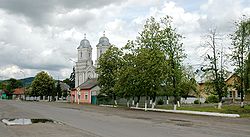 View of Serednie Center