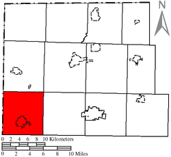 Location of St. Joseph Township in Williams County