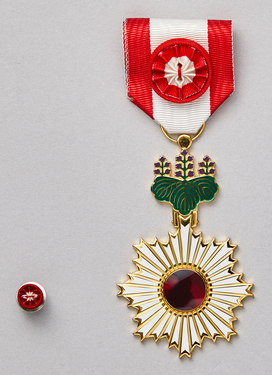 The Order of the Rising Sun, Gold Rays with Rosette (4th class)
