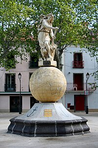 Navigation by Léon François Chervet adorned the pediment of the palace. Renamed Amphitrite, it now stands in Place de la Marine, Agde.