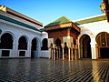 University of al-Qarawiyyin in Fes, founded as a mosque in the 9th century. The central pavillion dates from the 16th-17th century.