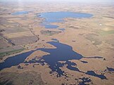 Barringer Slough in Iowa, a remnant of the extensive prairie wetlands that once covered the region.