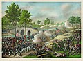 Battle of Antietam by Kurz and Allison