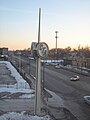 A CTA monument overlooking the Ashland/63rd terminal