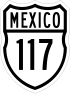 Federal Highway 117 shield