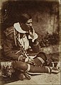Rev. Peter Jones or Kahkewaquonaby, 1802 - 1856. Indian chief and missionary in Canada [b] (1845)
