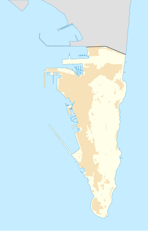 Cumberland Flank Battery is located in Gibraltar