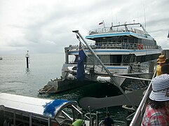 A Great Barrier Reef ferry, Green Island, outer Cairns