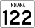 State Road 122 marker