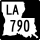 Louisiana Highway 790 marker