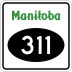 Provincial Road 311 marker