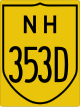 National Highway 353D shield}}