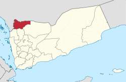 萨达省在也门的位置