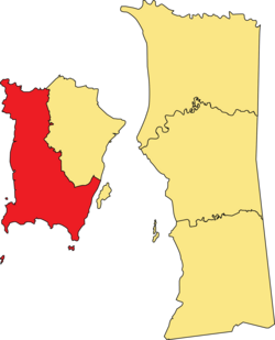 Sortheast District within Penang