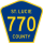 County Road 770 marker