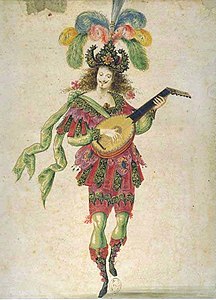 The costume of the lute player