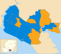 2010 results map