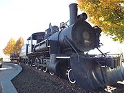 The Two Spot Logging Train was built in 1911 and is now on exhibition by the Junction of San Francisco Street and BNSF Railroad. It purchased by the Arizona Lumber and Timber Company in 1917. It was retired from service in 1966. It was listed in the National Register of Historic Places September 14, 1999, Ref. #99001066.