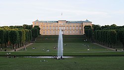 Frederiksberg Palace seen from the park