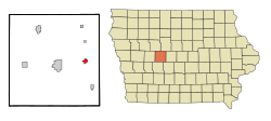 Location of Grand Junction, Iowa