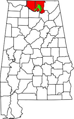 亨茨维尔都会区 Huntsville Metropolitan Area地图
