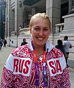 Russian hammer thrower Mariya Bespalova