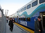 A Sounder train at Mukilteo station in 2009