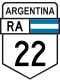 National Route 22 shield}}