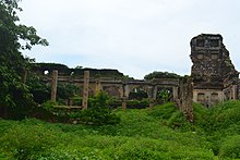 Ruined building complex