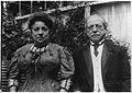 Image 38Samuel Gompers, President of the American Federation of Labor, and his wife, circa 1908.