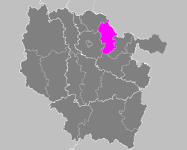 Location of Boulay-Moselle in Lorraine