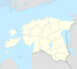 塔林在愛沙尼亞的位置