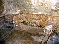 The interior of the Garden Tomb, marking the place where many Protestants and other Christians believe Jesus was laid to rest and resurrected, in 2008