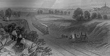 The Harrow on Hill railway cutting, 1838[12]