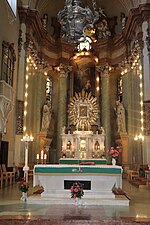 Main altar of the church