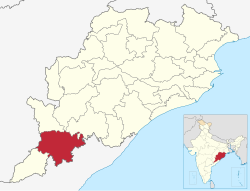 Location in Odisha