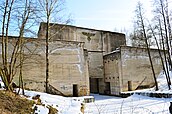 Remains of a lock structure