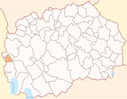 Location of Centar Župa Municipality