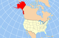 美国阿拉斯加州地图