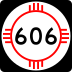 State Road 606 marker