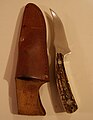 Schrade Sharpfinger skinning knife with a deer-horn handle