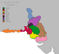 Sindhi language dialects map