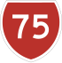 State Highway 75 shield}}