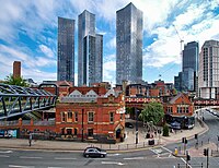 Tower blocks at Deansgate Square