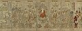 云南大理国在1173年—1176年间由张胜温等人绘制的《梵像卷》中的释迦佛会，现藏于台北故宫博物院
