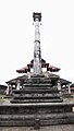 The main pillar which is infront of the temple