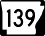 Highway 139 marker